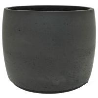 Кашпо Rough Mini Valerie M Black Washed, D28,5xH22см
