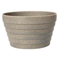 Кашпо Fibrics Bamboo Rib Grey (per 48 pcs.), D14xH8,1см