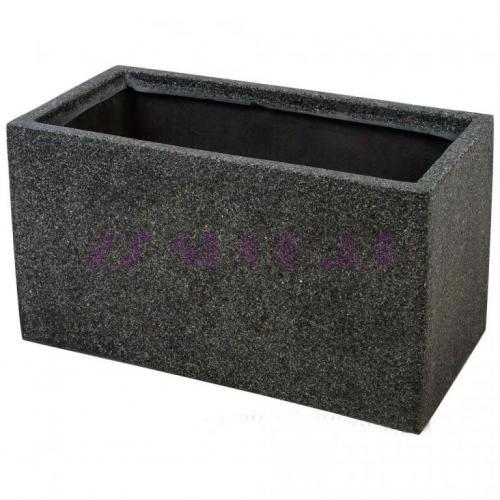 Кашпо Nobilis Marco Rock2-Gray Polycube Полистоун